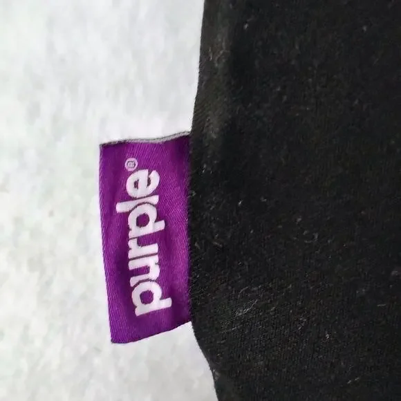 Purple Lumbar Back Cushion Support Pillow Gel Grid Chair Car Seat Comfort Black - Picture 2 of 6